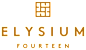 A logo with the word Elysium and the number Fourteen.