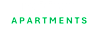 The image displays the words "MACKINAW APARTMENTS" in large green letters.