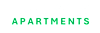 The image displays the words "Turrell Estates Apartments" in large green letters.