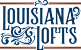 The image is a logo for Louisiana Lofts.