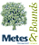 A tree is depicted in front of the words Metes & Bounds Management Company.