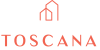 a graphic of a house on a green background with the word tcosa written at Toscana Apartments, Van Nuys, 91325