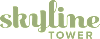 The image features the text "skyline TOWER" in a stylized font.