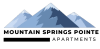 the logo for mountain springs point apartments