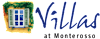 A logo with a window and the words "Villas at Monterosso".