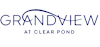 The image is a logo of Grandview at Clear Pond.