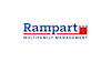A logo for a multifamily management company.