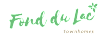 A logo with the text "Fond du Lac" and a small tree icon.