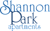 The image is a logo for Shannon Park Apartments.