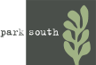 a logo with the word south on a green background