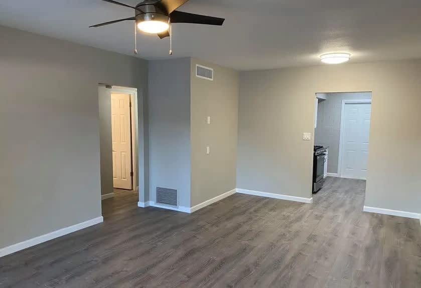 Unfurnished apartment interior at Madison on Maryland.
