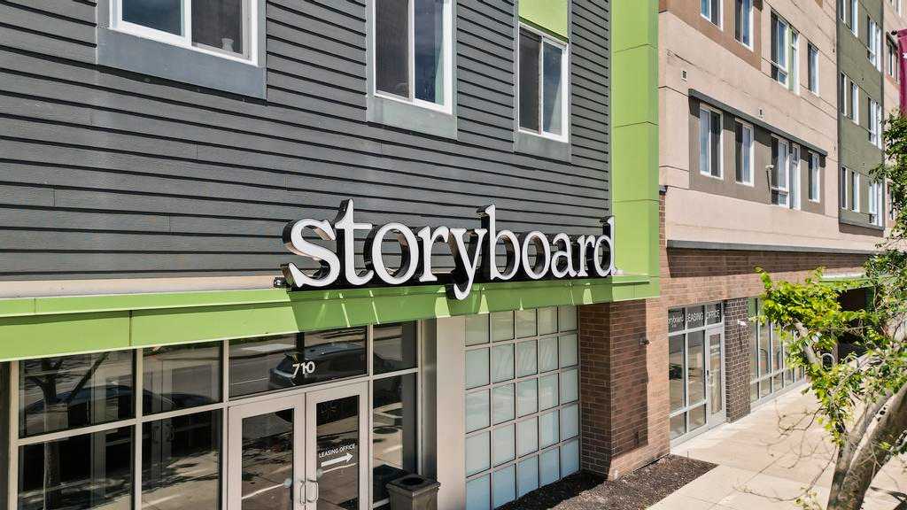 Storyboard at SIU Apartments