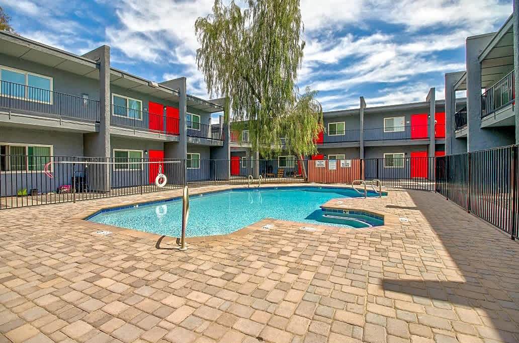 Pool and poolside area at Alta Vista Village.