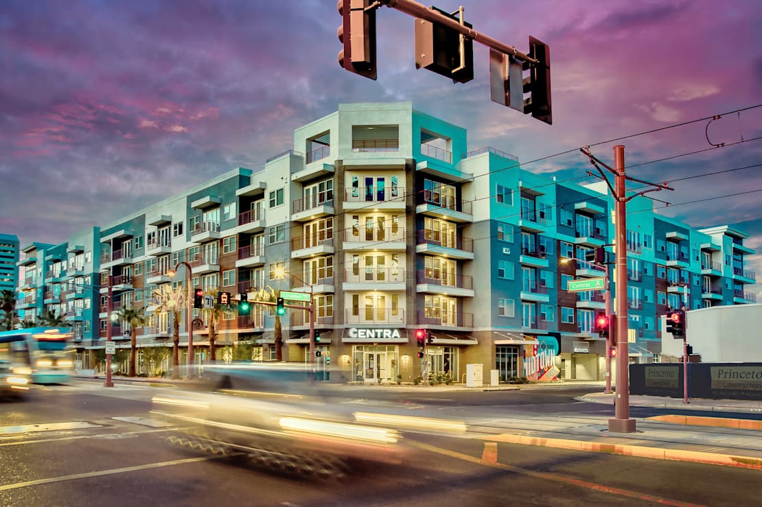 Building exterior at Centra Midtown.