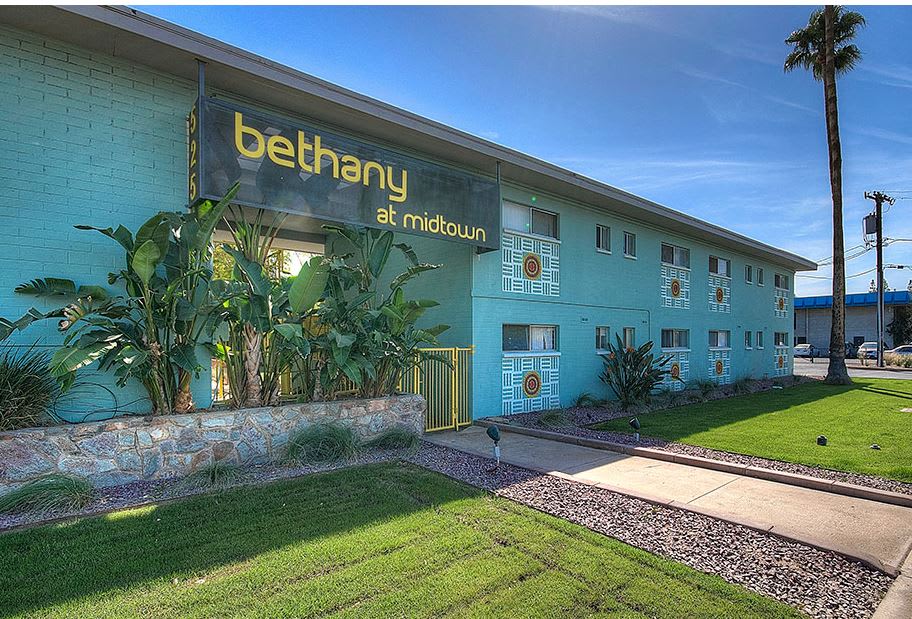 Building exterior at Bethany at Midtown.