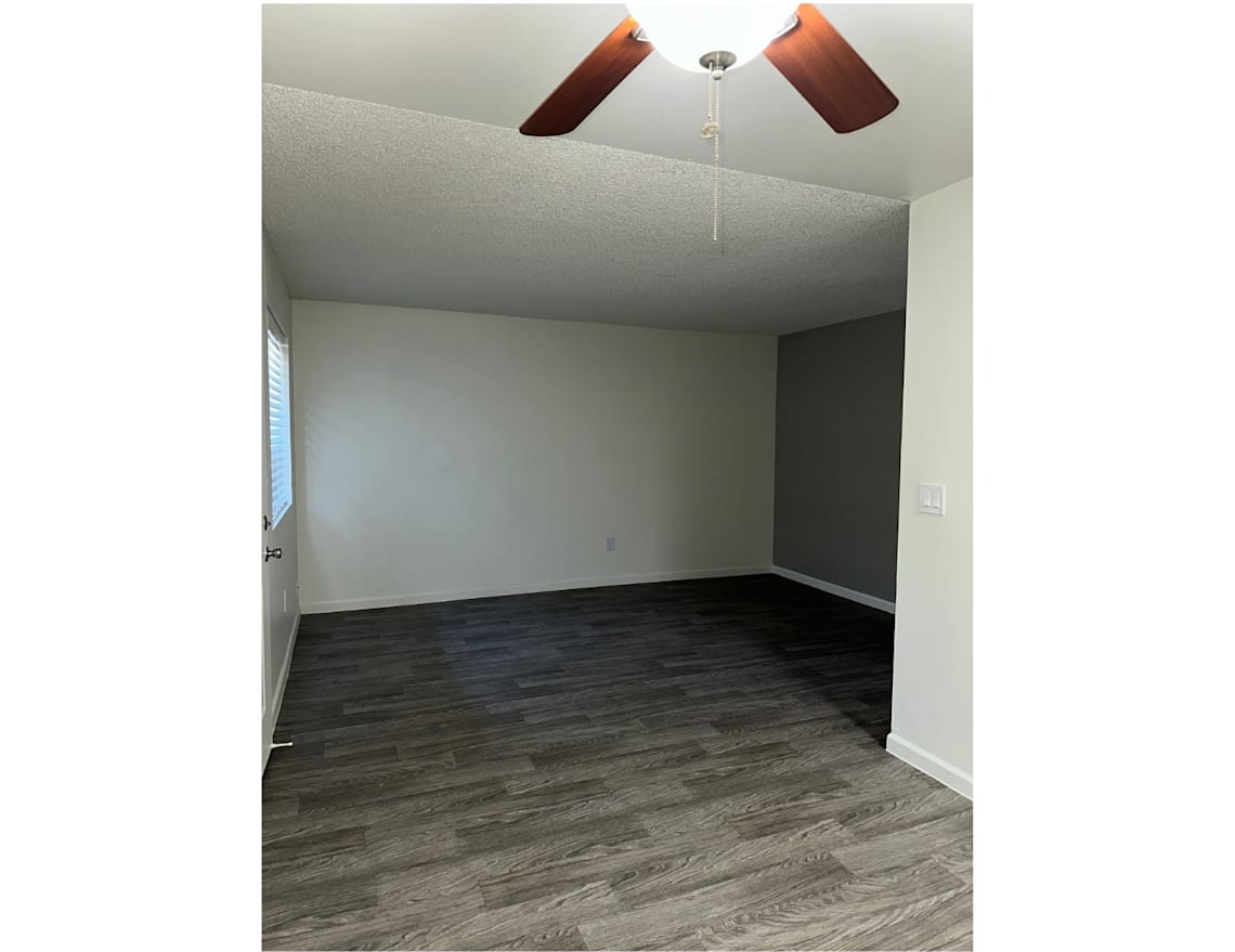 Unfurnished apartment interior — representative home at Cinnabar Square.