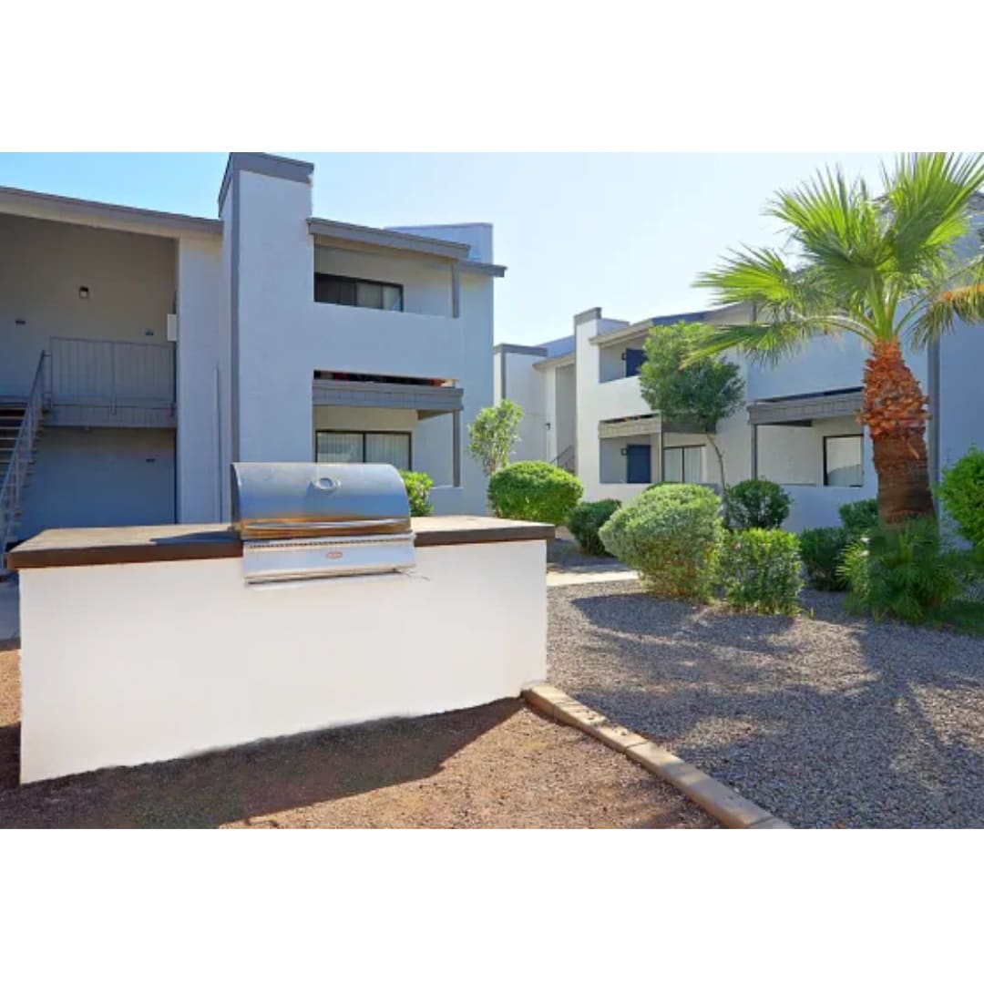 Outdoor grills at Montecito Apartments.