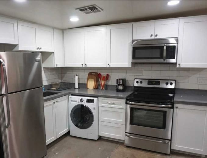 Apartment kitchen at The Collins.