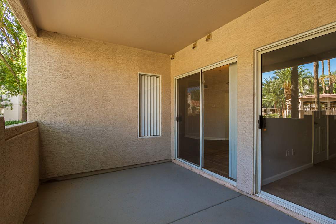 Balcony or patio at Cortina Apartments.