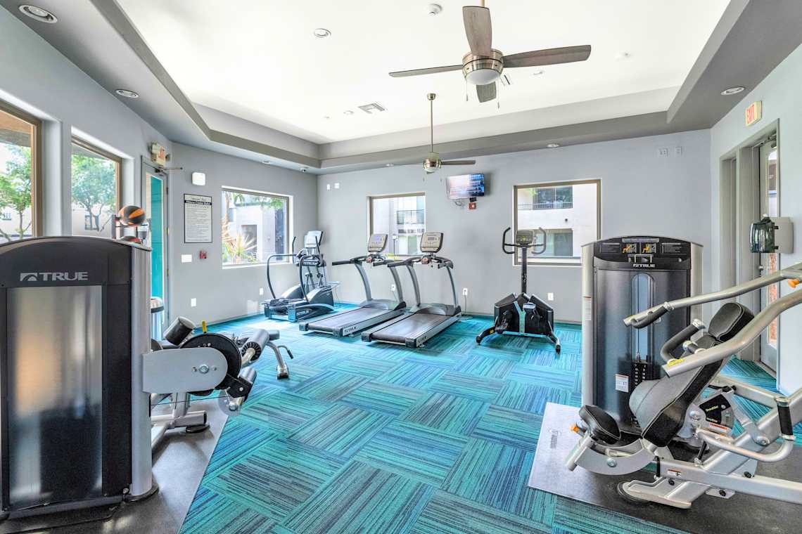 Fitness room at Ventura Vista.
