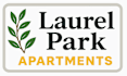 A logo for Laurel Park Apartments with a green leafy branch.