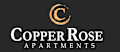 The image is a logo of Copper Rose Apartments.