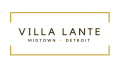 the logo with the words villa