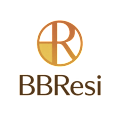 A logo with the letters "BBResi" and a circular design with a "R" in the center.