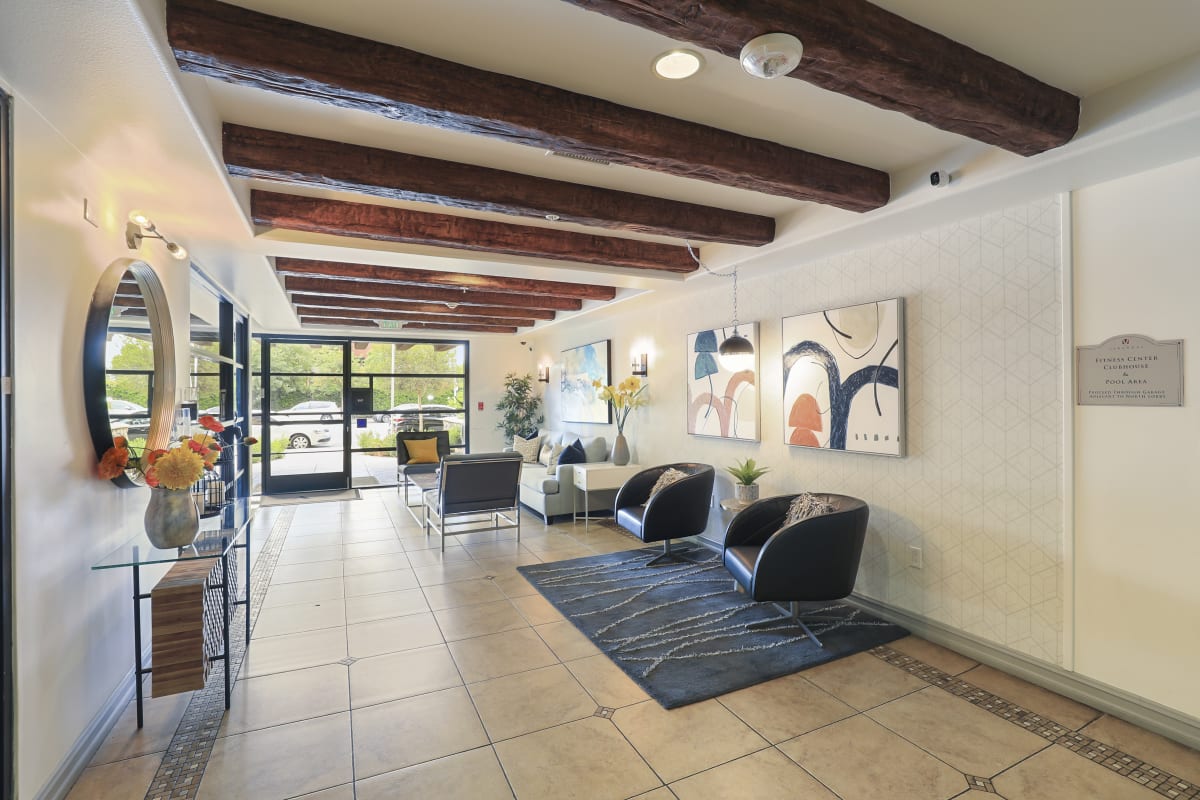 The Verandas remodeled lobby - Canoga Park, CA