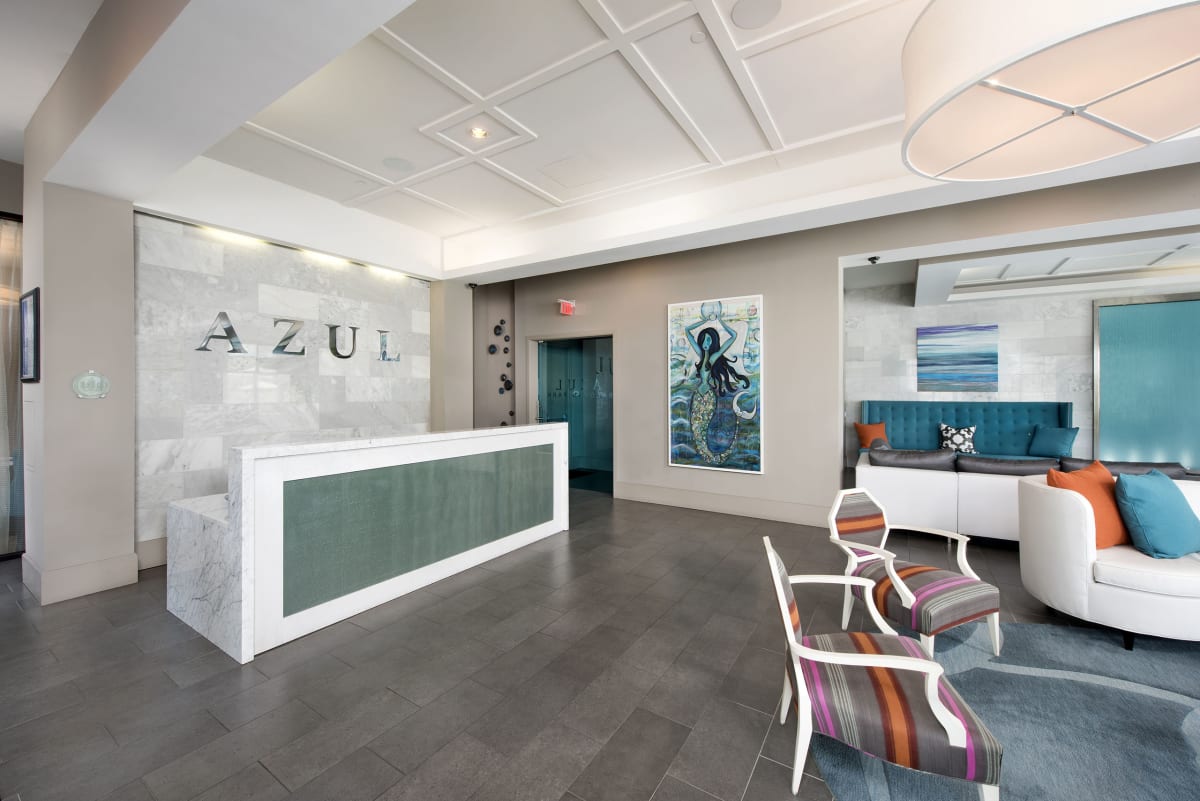 Azul Baldwin Park clubhouse interior - Orlando, FL