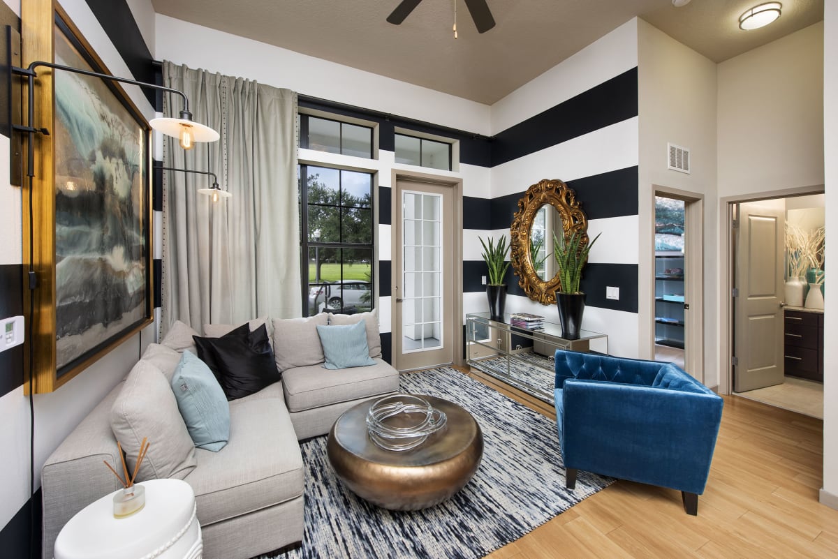Azul Baldwin Park model living room - Orlando, FL