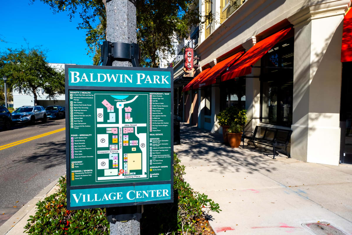 Azul Baldwin Park outdoor community space - Orlando, FL