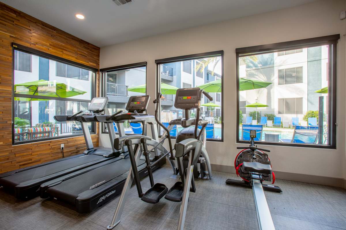 Fitness center at Ascent North Scottsdale.