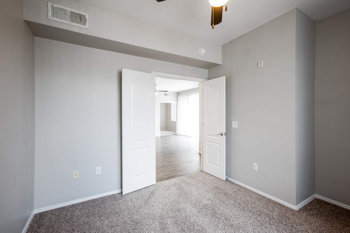 Unfurnished room with ceiling fan at Ascent North Scottsdale.