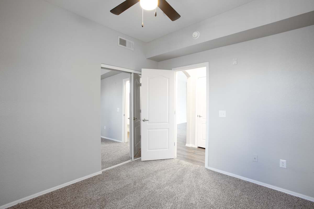 Unfurnished room with ceiling fan at Ascent North Scottsdale.
