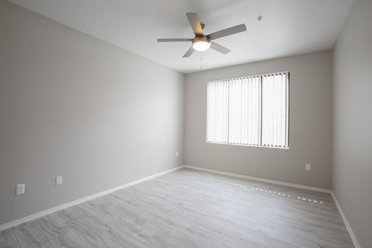 Unfurnished room with wood-style flooring at Ascent North Scottsdale.