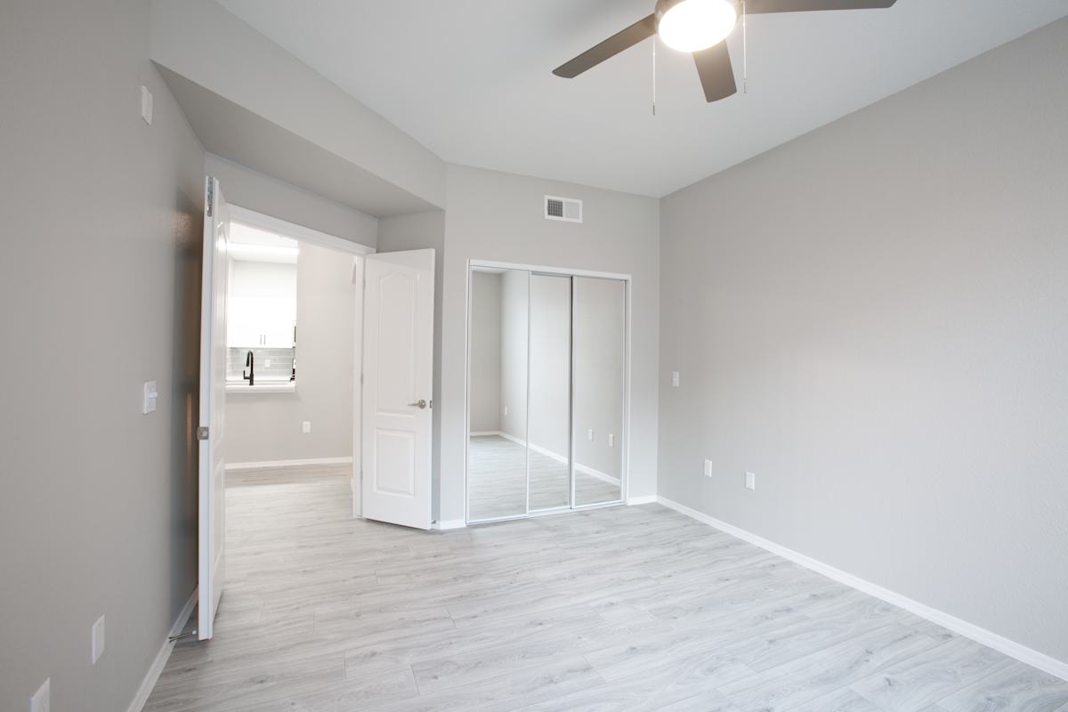 Unfurnished room with ceiling fan at Ascent North Scottsdale.