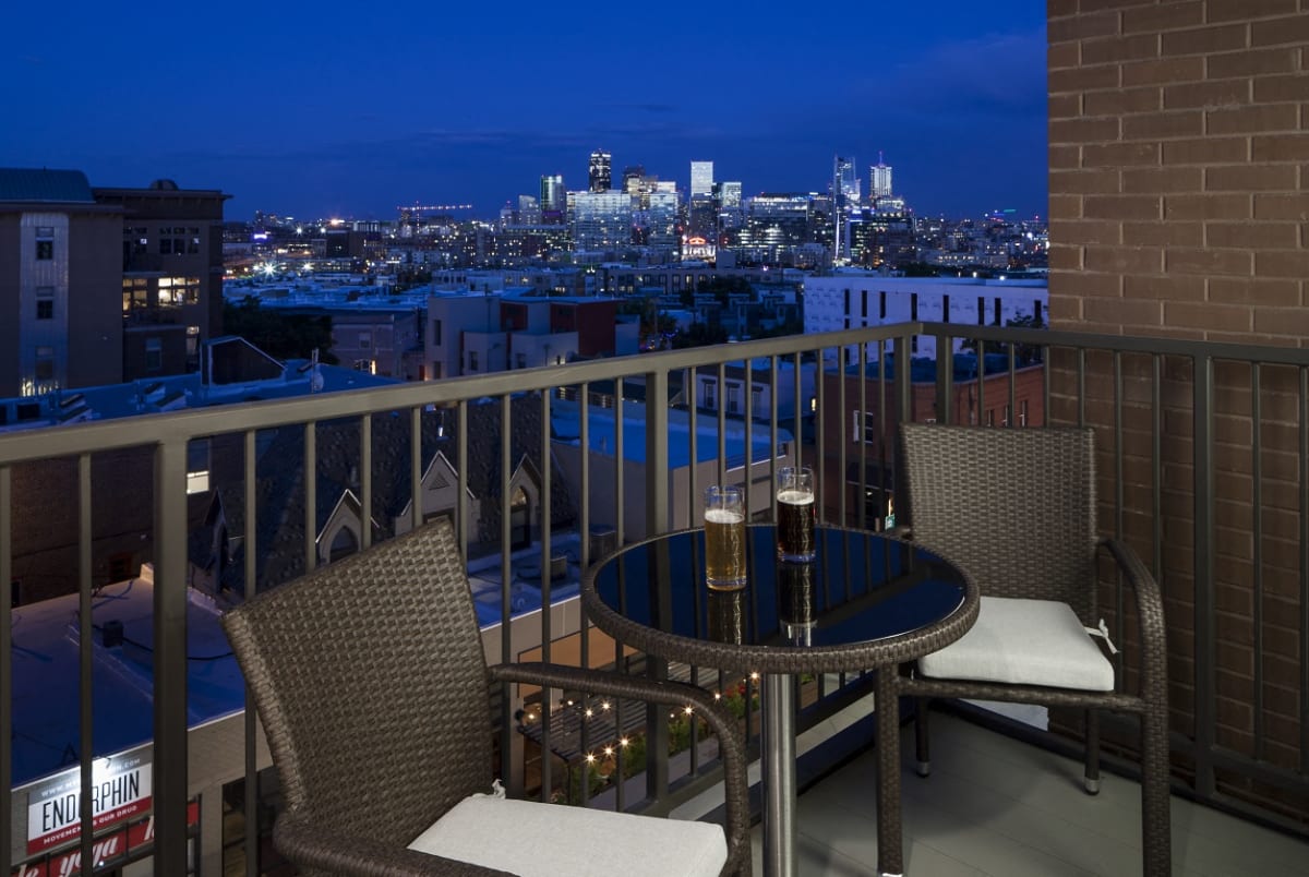 LoHi House Apartments balcony - Denver, CO
