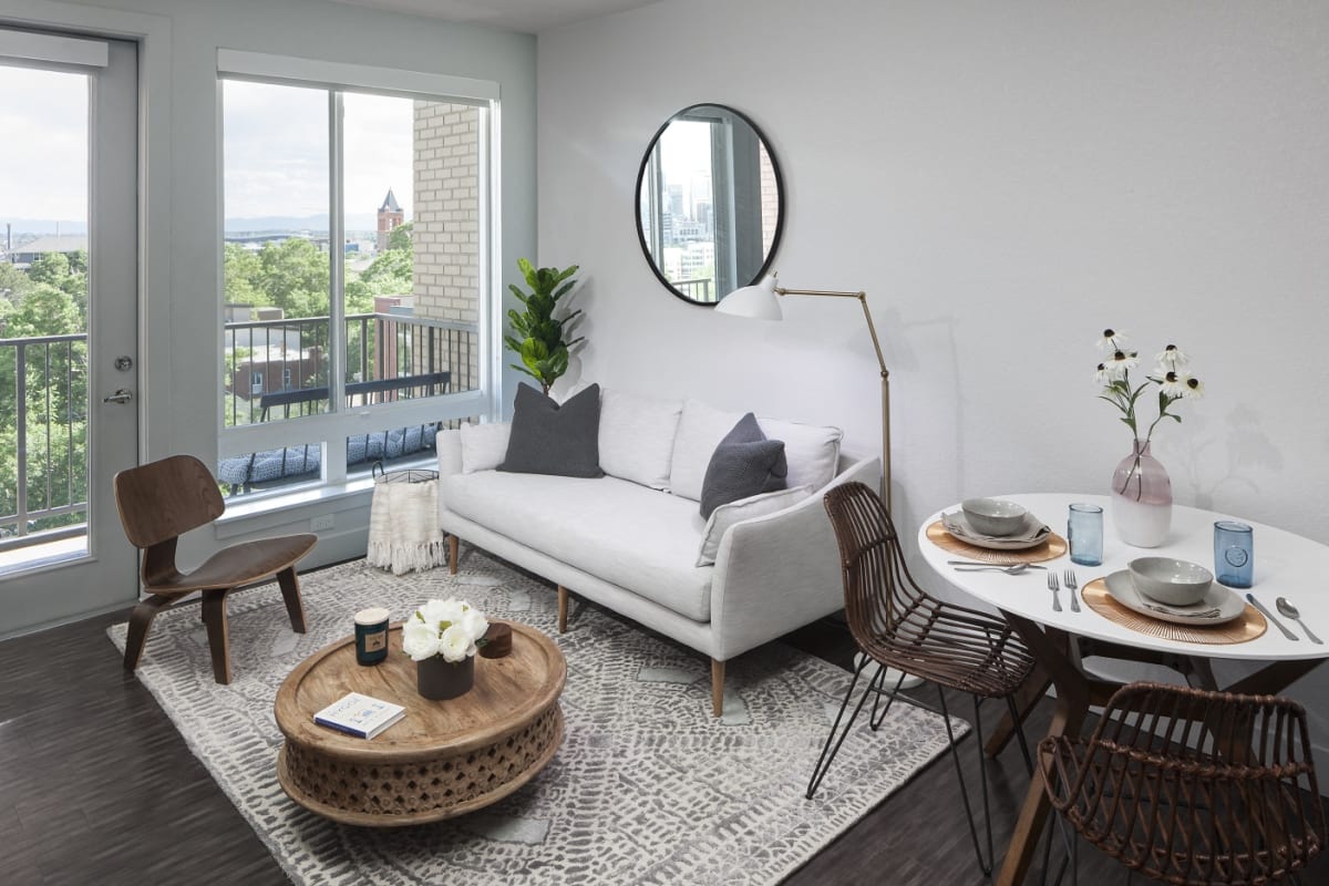 LoHi House Apartments living room - Denver, CO