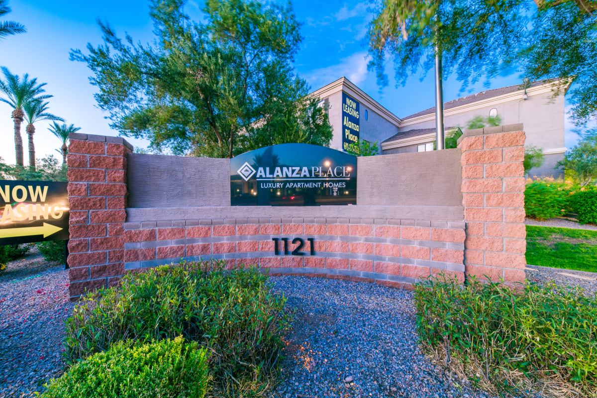 Building exterior at Alanza Place.