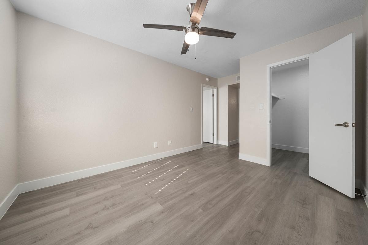 Unfurnished apartment interior at Monterey Village.
