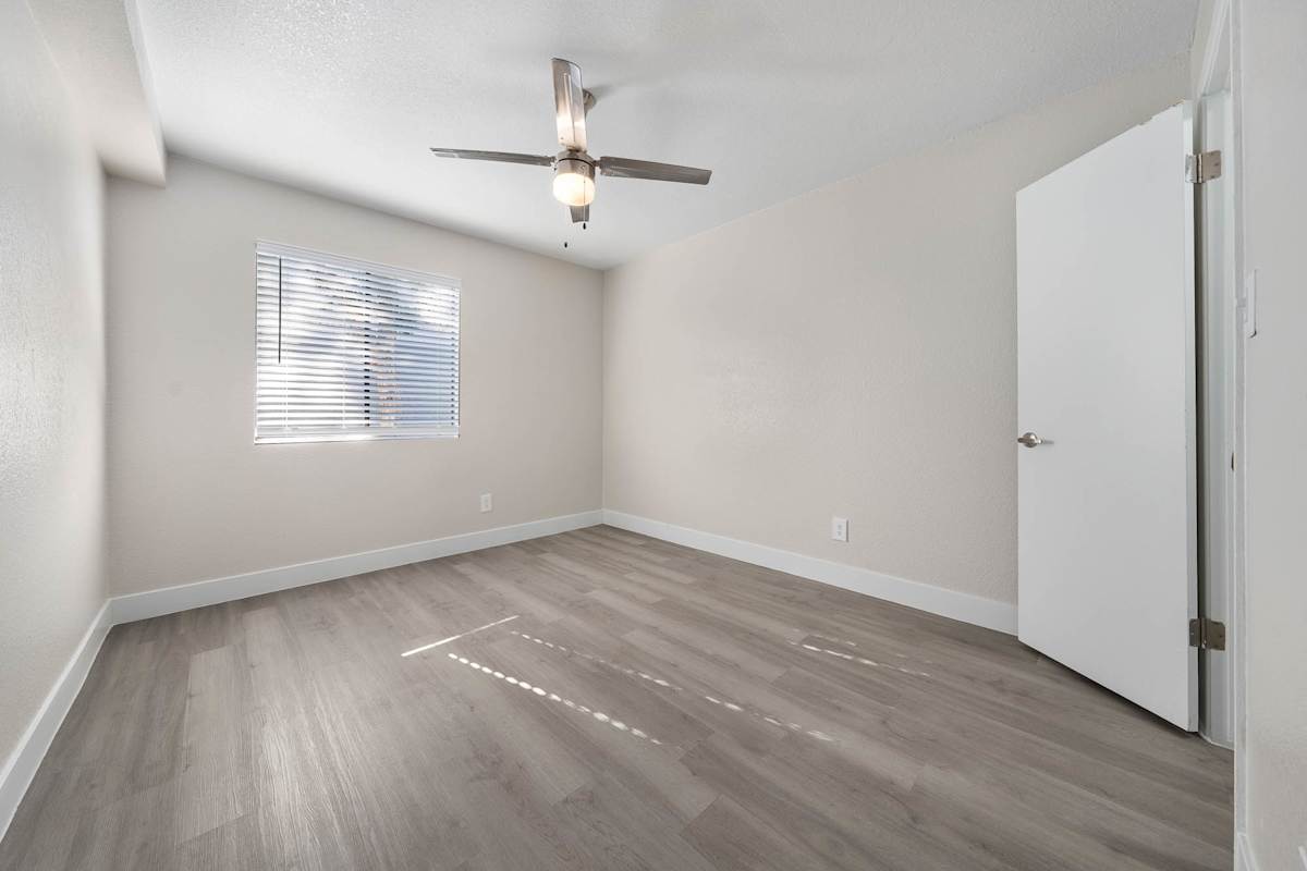 Unfurnished bedroom at Monterey Village.
