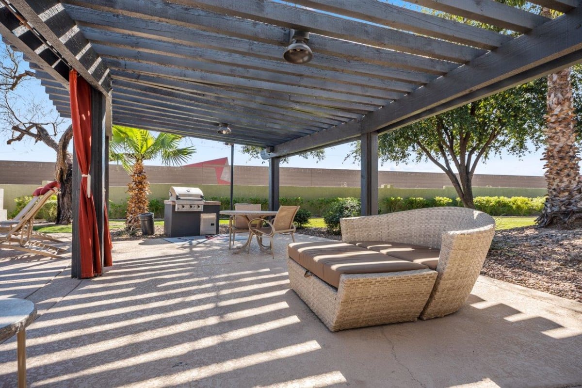 Shared outdoor space at San Riva At The Foothills.