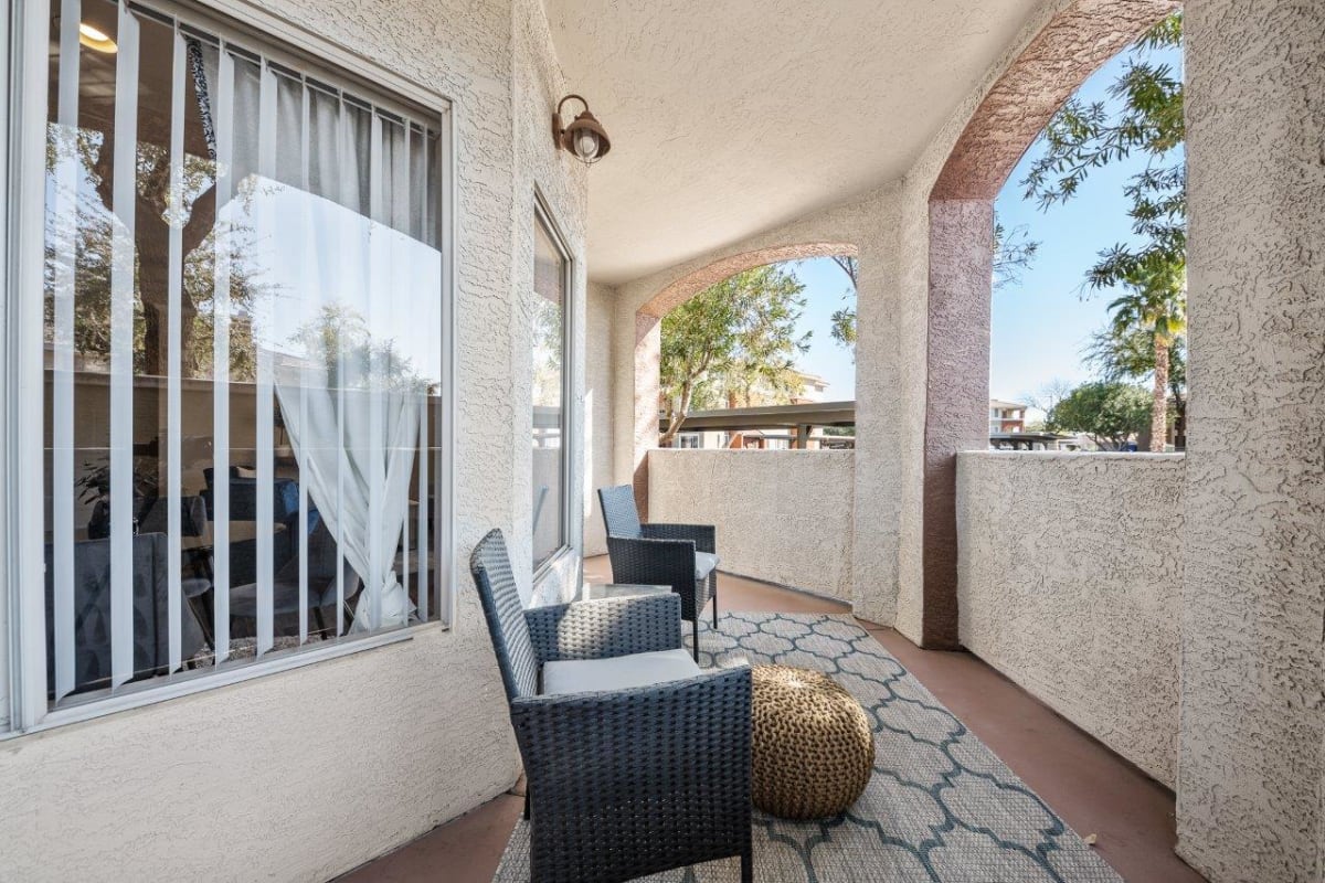 Balcony or patio at San Riva At The Foothills.