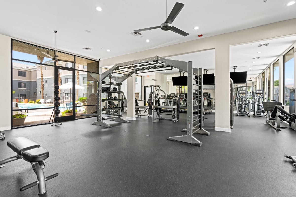 Fitness room at Element Deer Valley.