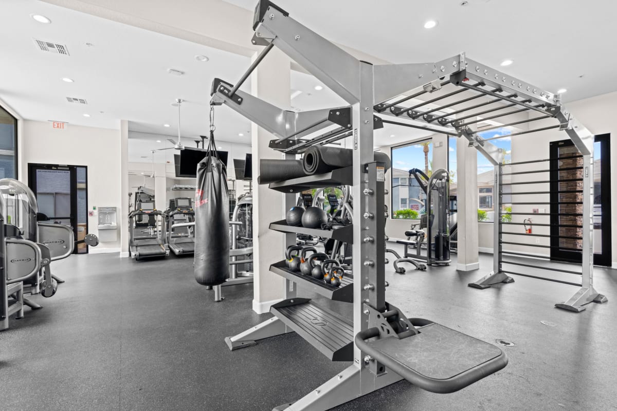 Fitness room at Element Deer Valley.