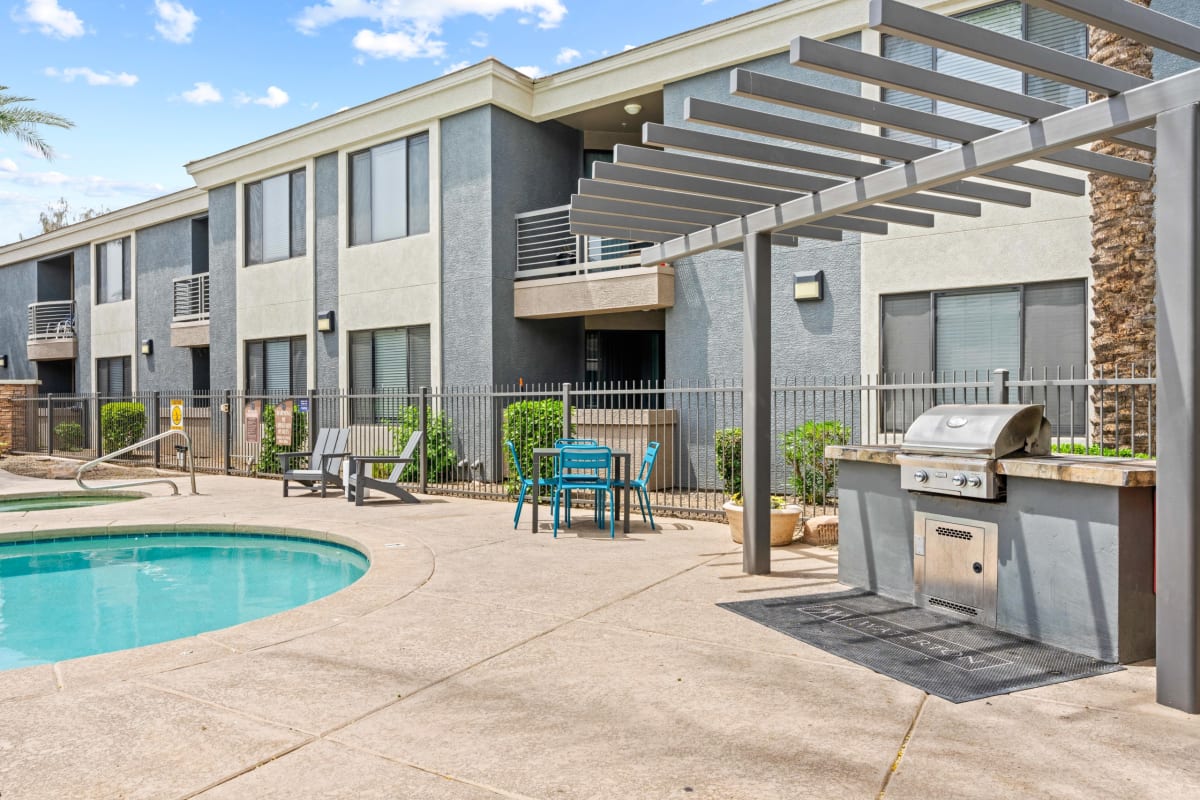 Outdoor grills at Element Deer Valley.