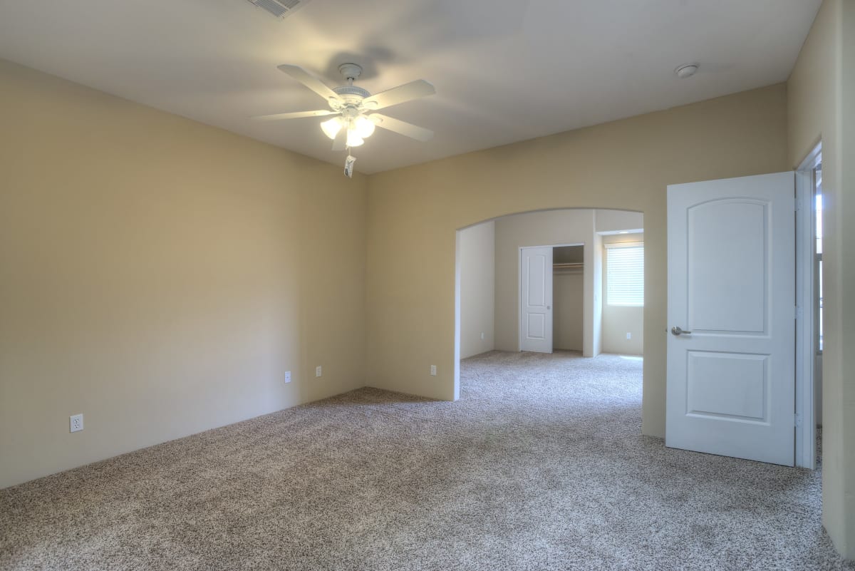 Unfurnished bedroom — representative home at Monterosa Villas.