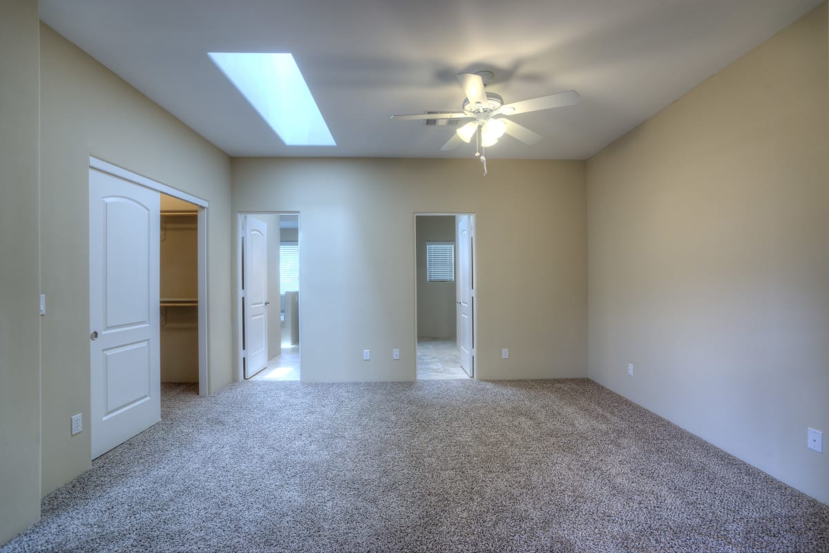 Unfurnished bedroom — representative home at Monterosa Villas.