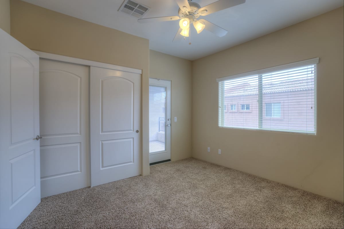 Unfurnished bedroom — representative home at Monterosa Villas.